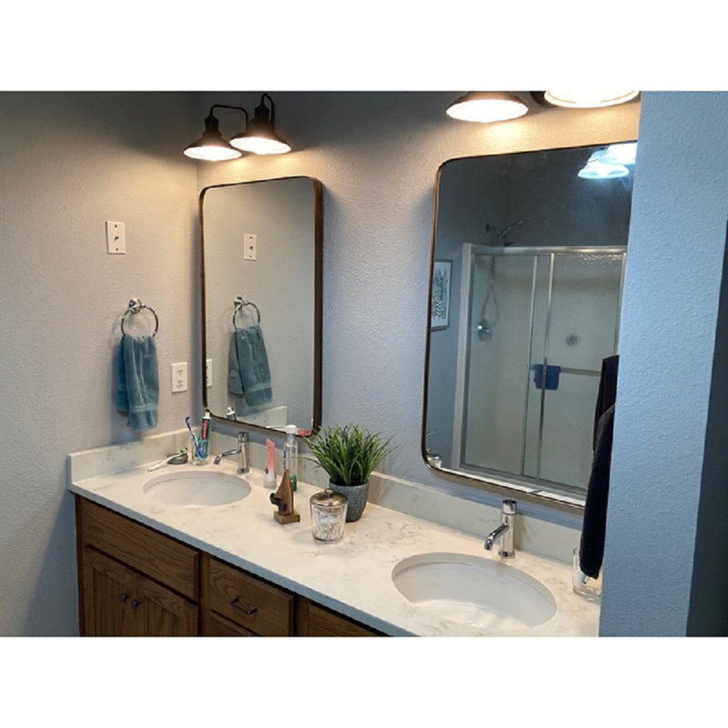 Highland Accent Mirror, Bronze