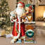 Figurine en bois père noël silent night