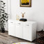 Table d'appoint Three Doors - Blanc