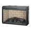 Foyer encastré à infrarouge à quartz - thème bûche de bois avec brique, puissance thermique de 1 500 W, luminosité de flamme réglable, chauffage protégé, chauffage de conception de 26 pouces, mesures