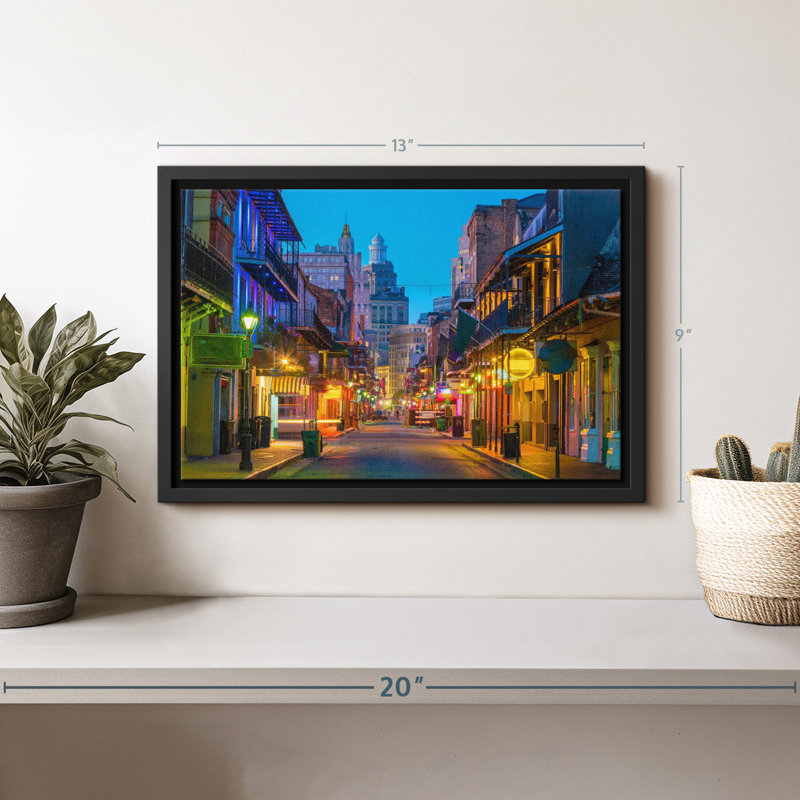 «Louisiana Street Bars», H 9 po x l 13 po