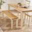 Alissah Rubberwood Extending Dining Table Set-986903259-986903255