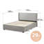Estella Upholstered Bed Frame with Headboard, Ottoman Under-bed Storage-371881982-371881978
