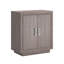 Armoire de rangement au design fonctionnel, finition gris moyen