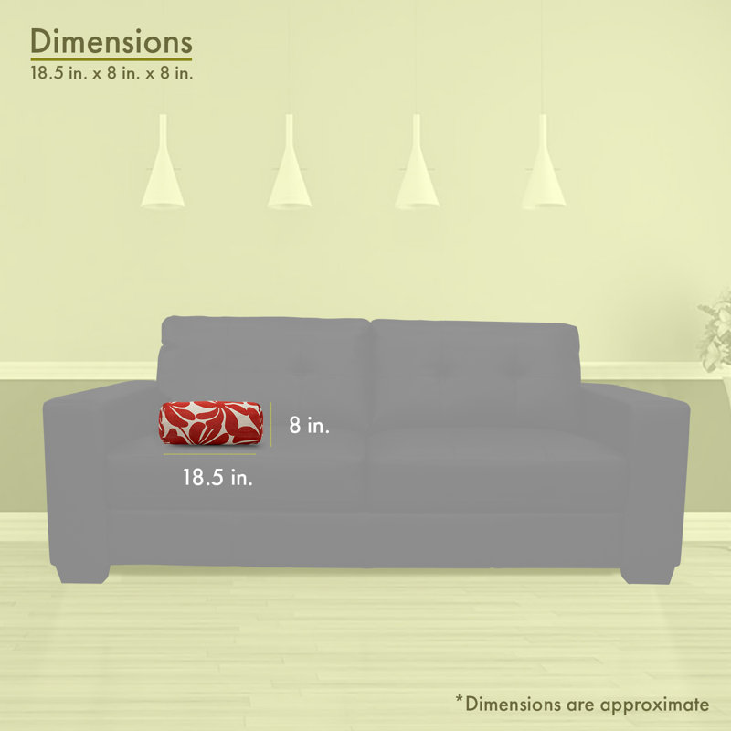 Coussin décoratif Plantation, Rouge