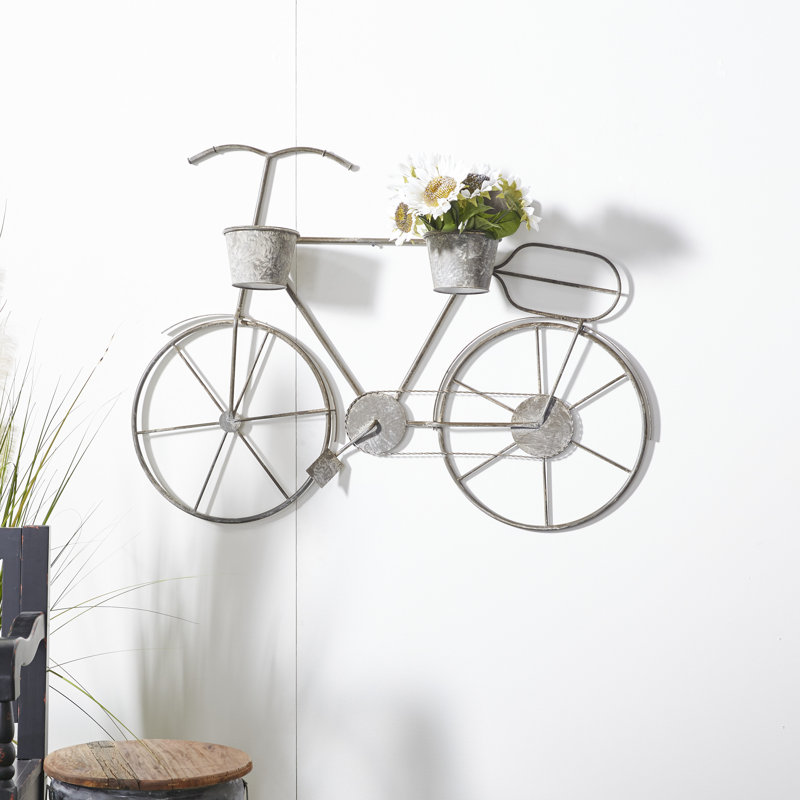 Pot de fleurs mural 100% fer
