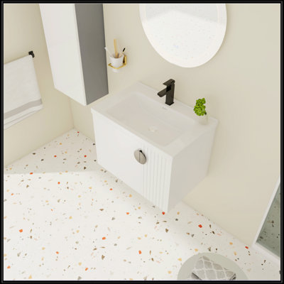 Meuble-lavabo 28 po avec lavabo en céramique