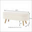 Banc de rangement avec repose-pieds ovale Luxury-125514318