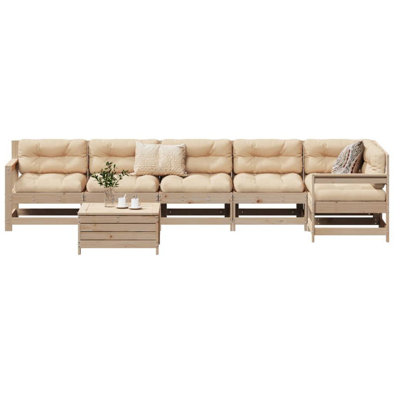 66 cm W L-Shaped Patio Sofa