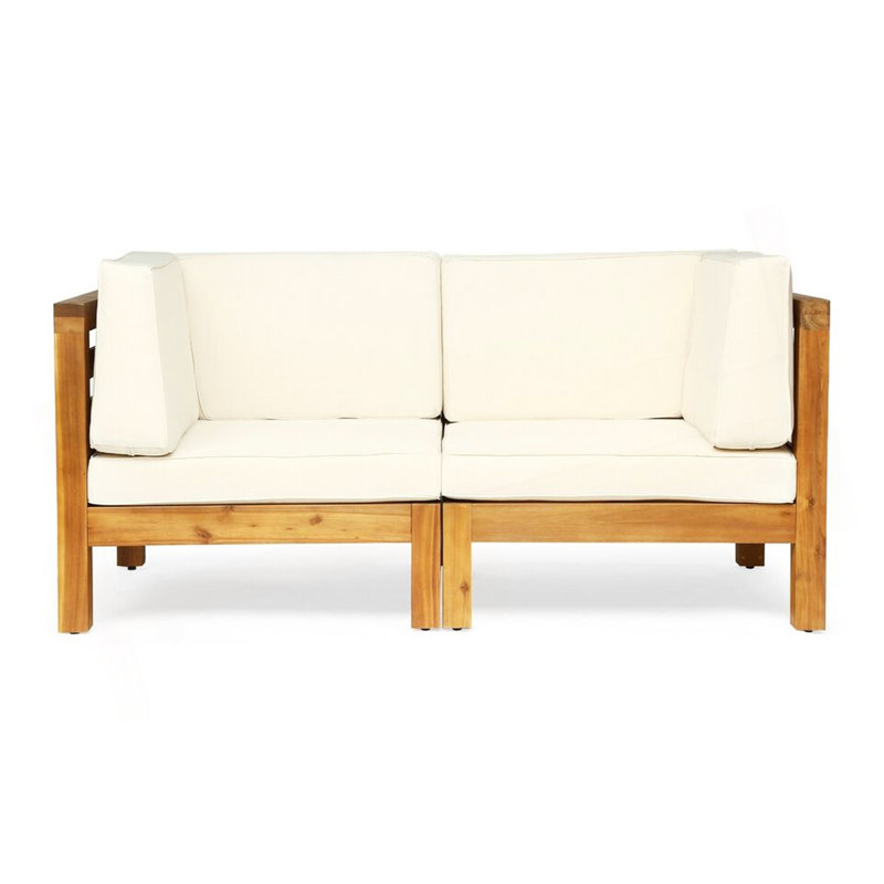ENSEMBLE DE SIÈGE D'AMOUR 2 pièces, Beige/brun