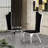 Amias Marble Top Pedestal Dining Set-88749253-88749243-88749248