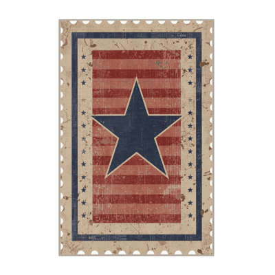 Soft Plush Feingold July 4Th Modern & Contemporary Abstract Area Rug in Beige – Beige Binding