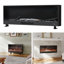 Belfry Heating 83cm W Black Electric Fireplace with 5120 BTU