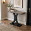 Console compacte, table de vestibule de style industriel moderne, table de canapé robuste