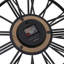 Brandan 15.74cm Metal Wood Decorative Wall Clock with Roman Numerals