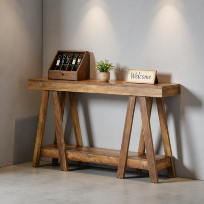 2-Tier Hall Table,Entryway Table,Functional Console Table