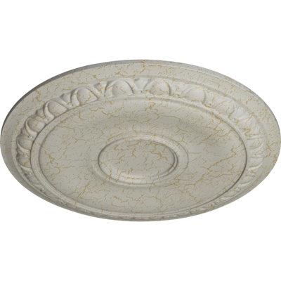 24 médaillons de plafond 24 1/4 po x P 1 1/2 po Caputo (convient aux auvents jusqu'à 6 po)
