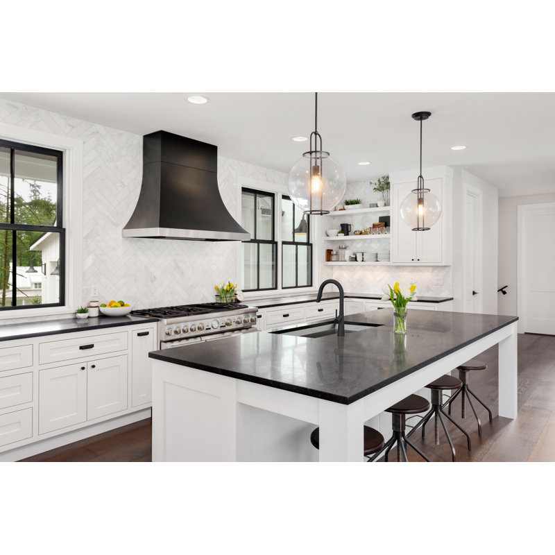 Ludik Single Handle Kitchen Faucet, Chrome