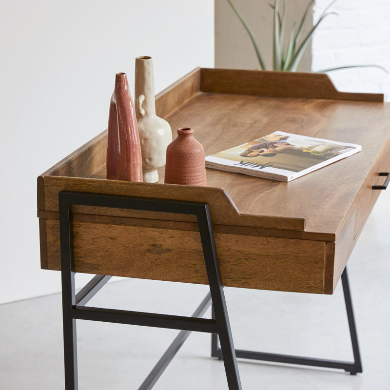 Hedda Solid Wood Writing Desk