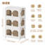 Agneta 6 -Door 3 -Shelf