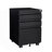 3-Drawer Mobile Filing Cabinet With Lock, Office Storage Filing Cabinet, Living Room Cabinet-1823935188