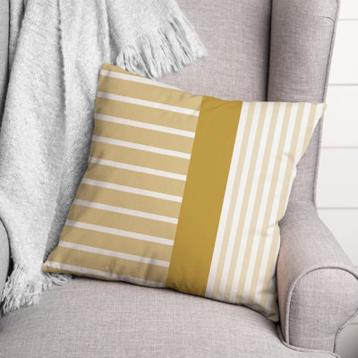 Housse et insert de coussin carré extérieur Stripes 1