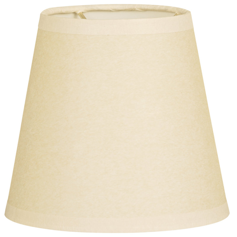 Abat-jour en papier empire (à pince), Coquille d'œuf, H 4,5 po x l 5 po x P 5 po