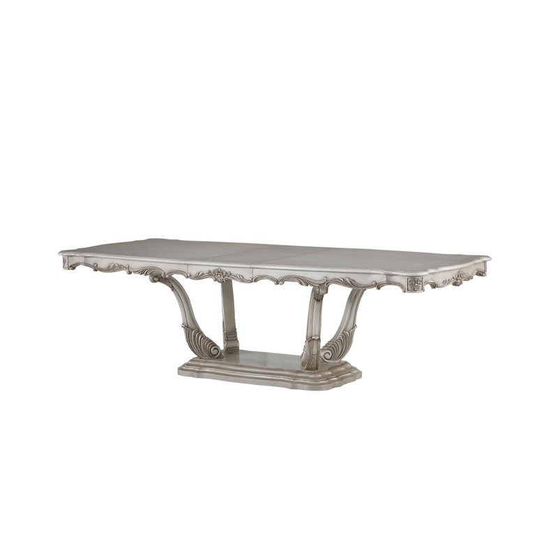 Table de salle à manger Golden Ivory Finish