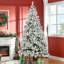 Arbre de Noël artificiel enneigé 7,5 pi avec branches réalistes