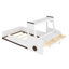Lit simple en bois avec tiroirs de rangement et bureau intégré Bonwell l 40 po x P 88,5 po x H 43,3 po-239128116-239128118