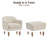 Kaya Mordern Upholstery Accent Chair With Ottoman-978286775
