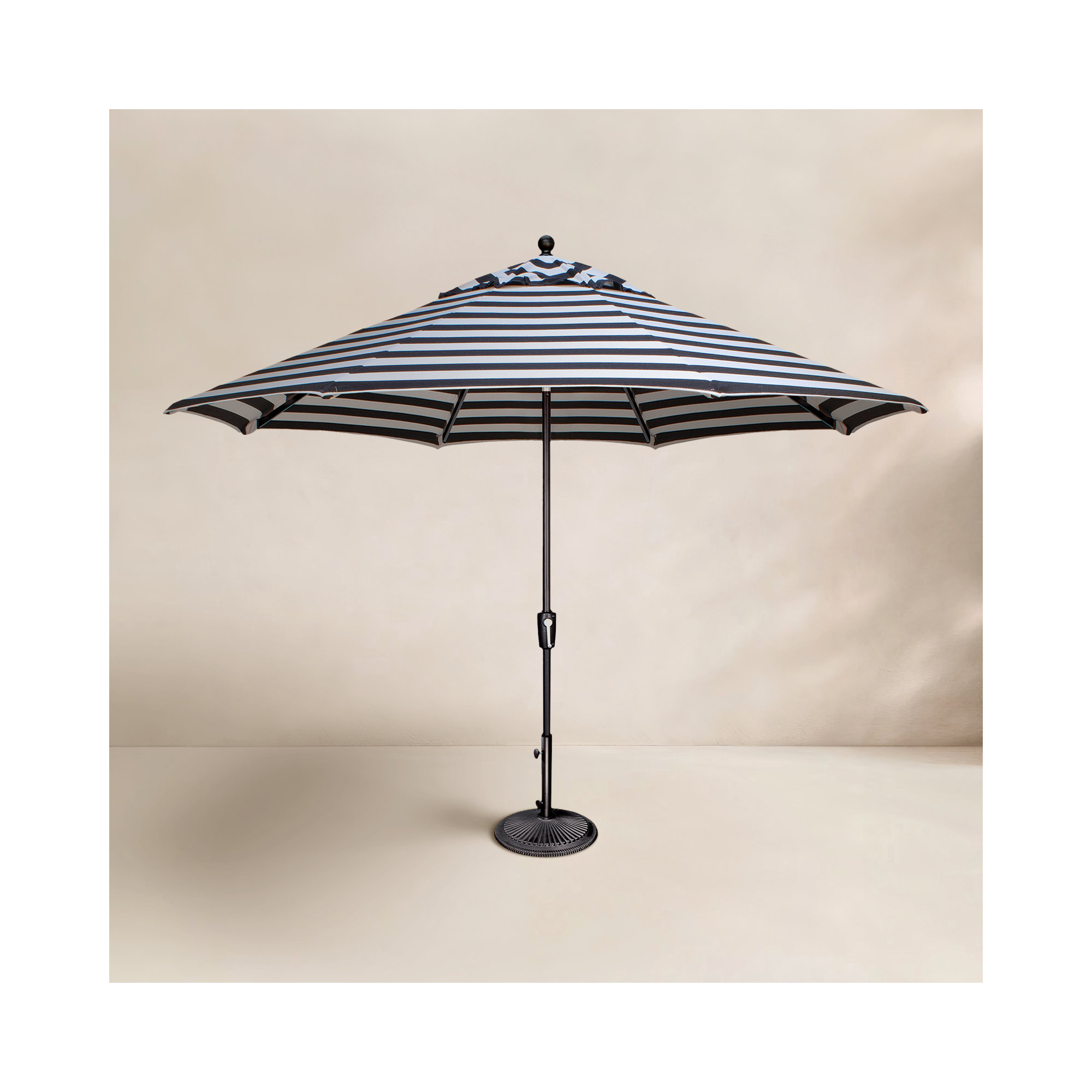 132'' Outdoor Umbrella, Black