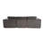 Spacious Gray Corduroy Sofas, Modern Modular Design for Home