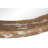 Gruver Solid Wood Circle Wall Mirror