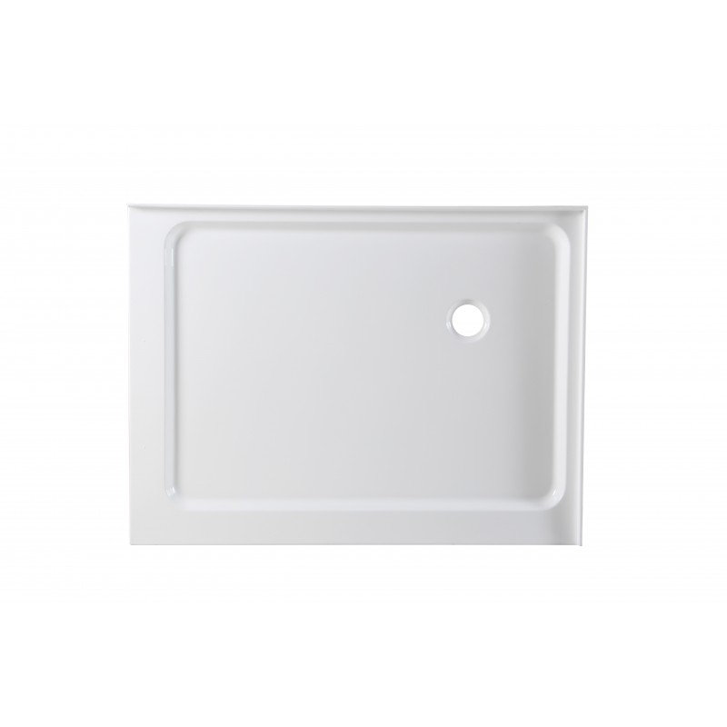 Base de douche à seuil simple l 48 po x P 36 po, Droite