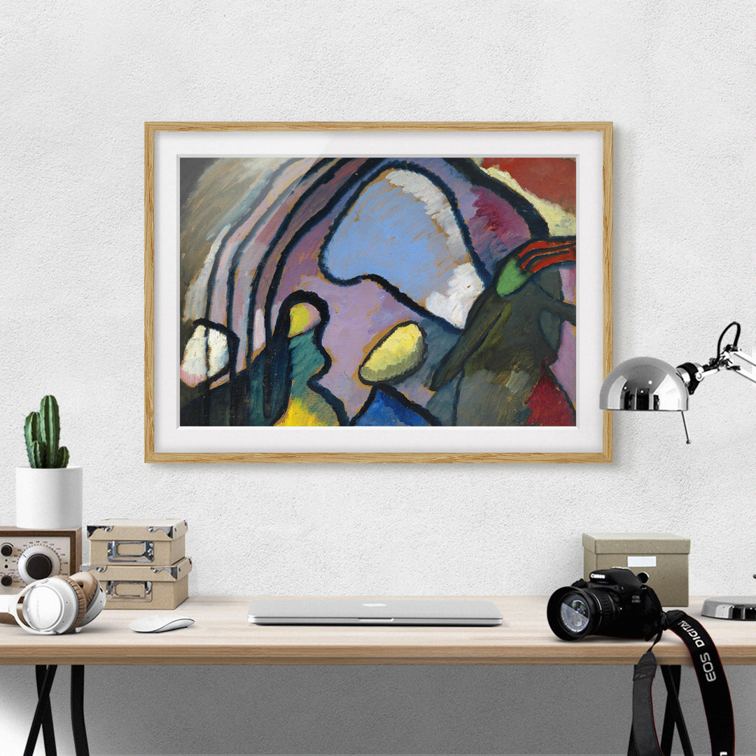 Gerahmtes Poster Improvisation von Wassily Kandinsky