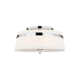 Rory 3 Light Fabric Semi Flush Mount