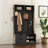 Hall Tree With 6 Hooks,Coat Hanger, Entryway Bench, Storage Bench,For Entrance, Hallwa-951642080