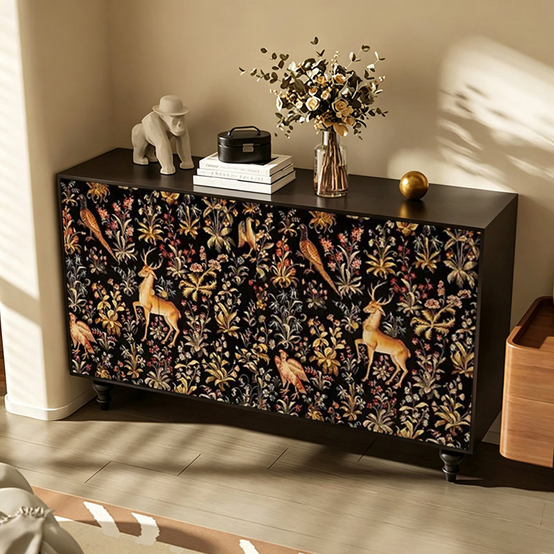 Independent multifunction art sideboard cabinet