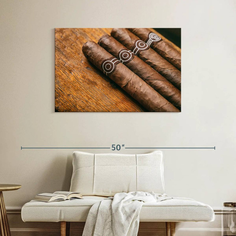 Senne Brown Cuban Cigars, 26" H x 39" W