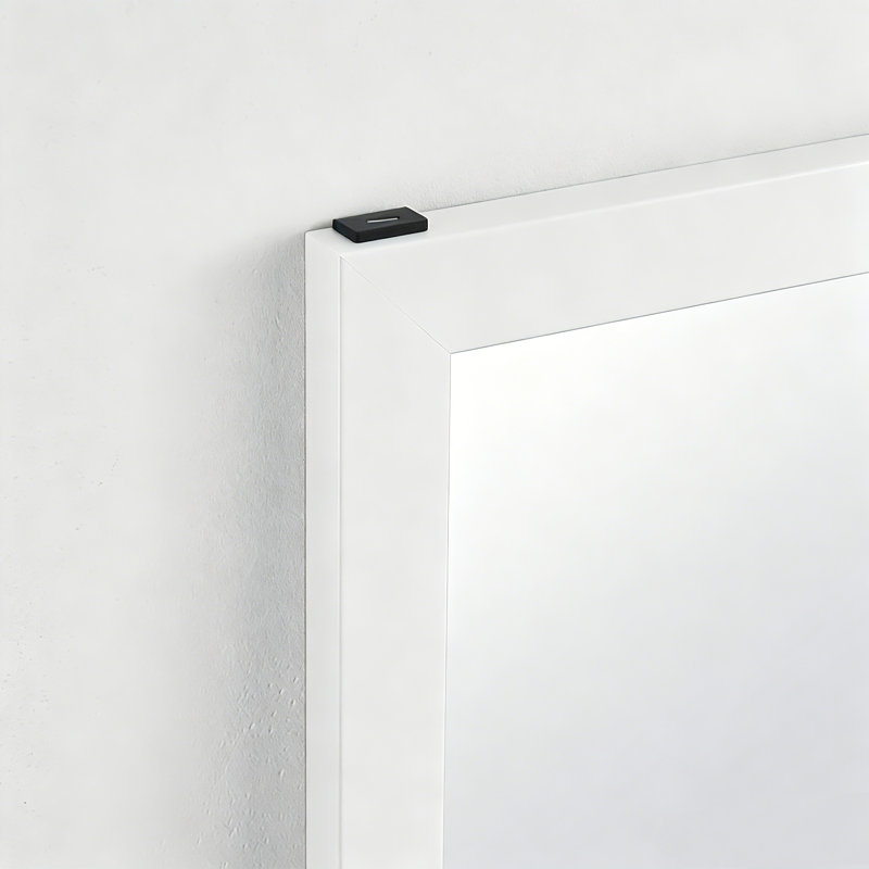 Pleine longueur du miroir HD antidéflagrant et du plancher, White