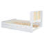 Grand lit en rotin avec deux tiroirs et lit gigogne-2138388335
