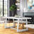 Linzy Pine Solid Wood Dining Table-415220502-415220511