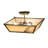 Wyncote Glass Semi Flush Mount