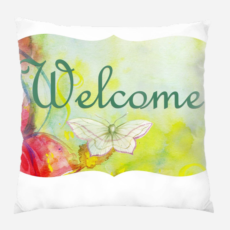 Coussin décoratif Cullerton, Microsuède, Intérieur
