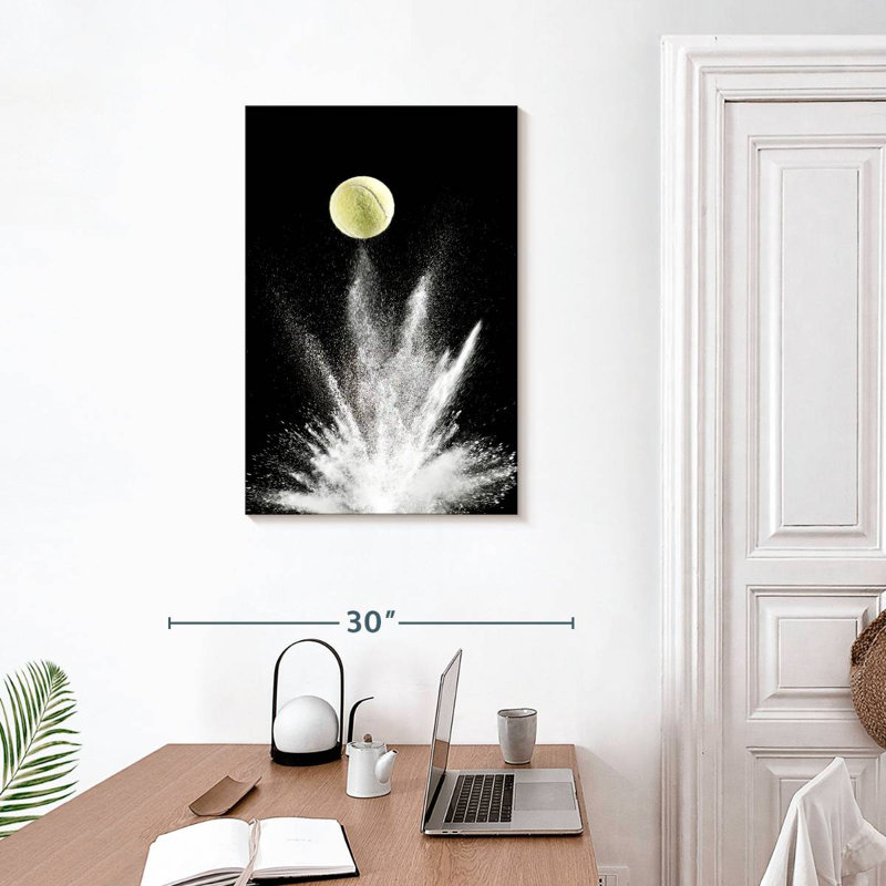 Sireci Tennis Ball Burst, 30" H x 20" W