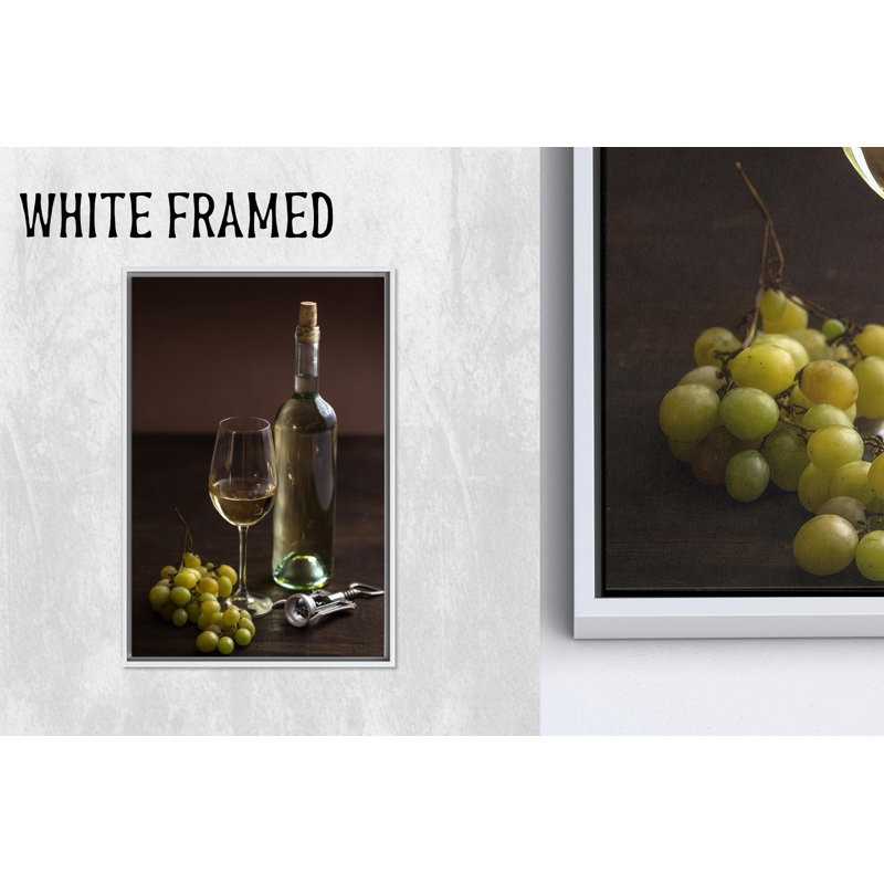 Impression sur toile de vin et raisins: décor de cuisine moderne, 1P, 39,4 po de hauteur x 27,6 po de largeur