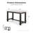 Kalb Marble Top Solid Wood Base Dining Table