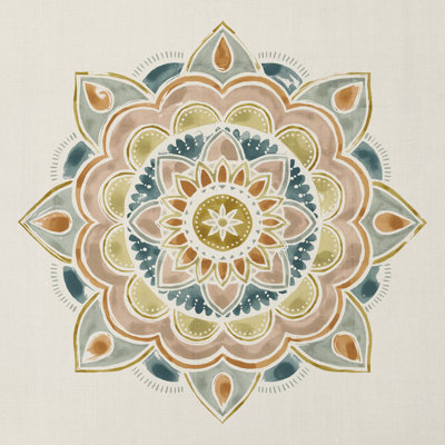 Summer Mandala I by Victoria Borges - Wrapped Canvas Print