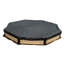 Wood Sandpit with Seating & Cover